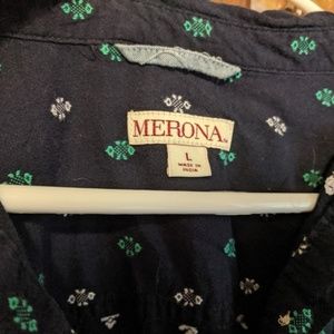 Merona Tops - Merona Long Sleeve Navy Shirt (Large) Merona Tops - Merona Long Sleeve Navy Shirt (Large)